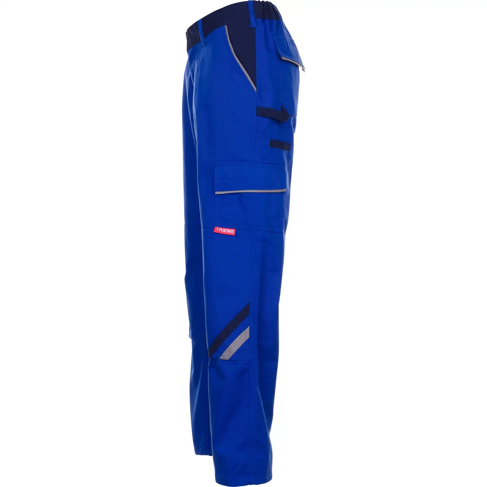 Planam Highline Damen Bundhose kornblumenblau/marine/zink 34 kornblumenblau/marine/zink - Produktbild ohne Model