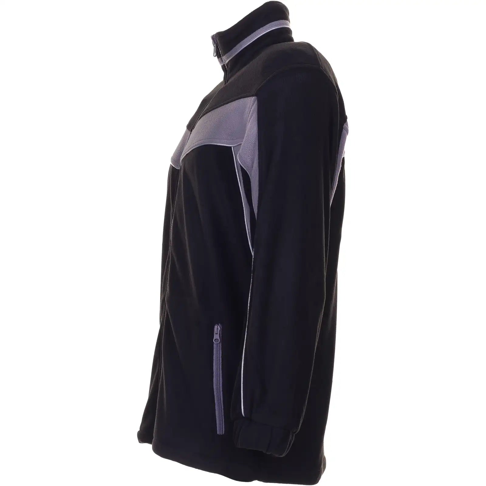 Planam Plaline Fleecejacke schwarz/zink XS schwarz/zink - Produktbild ohne Model