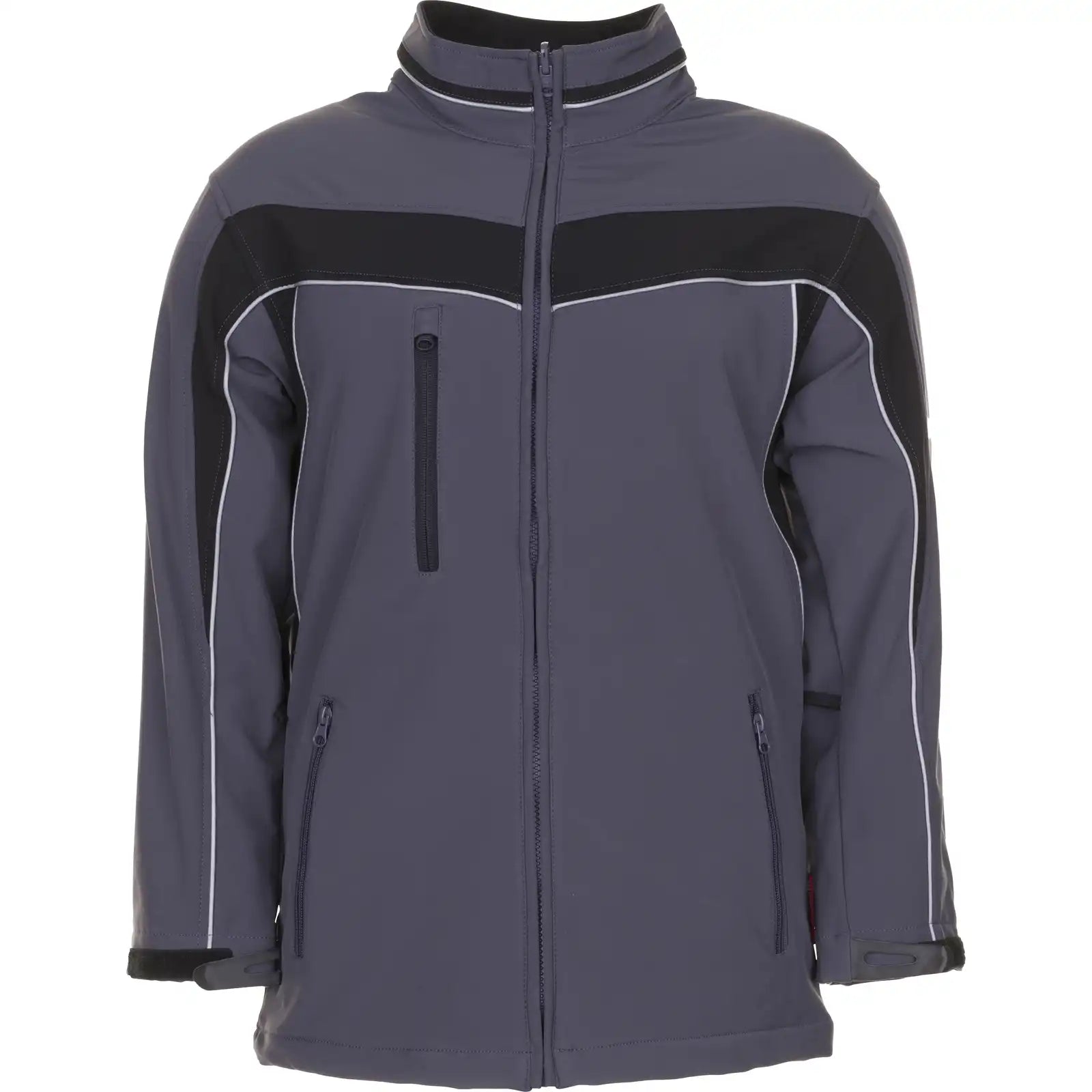 Planam Plaline Softshelljacke schiefer/schwarz XS schiefer/schwarz - Vorschaubild