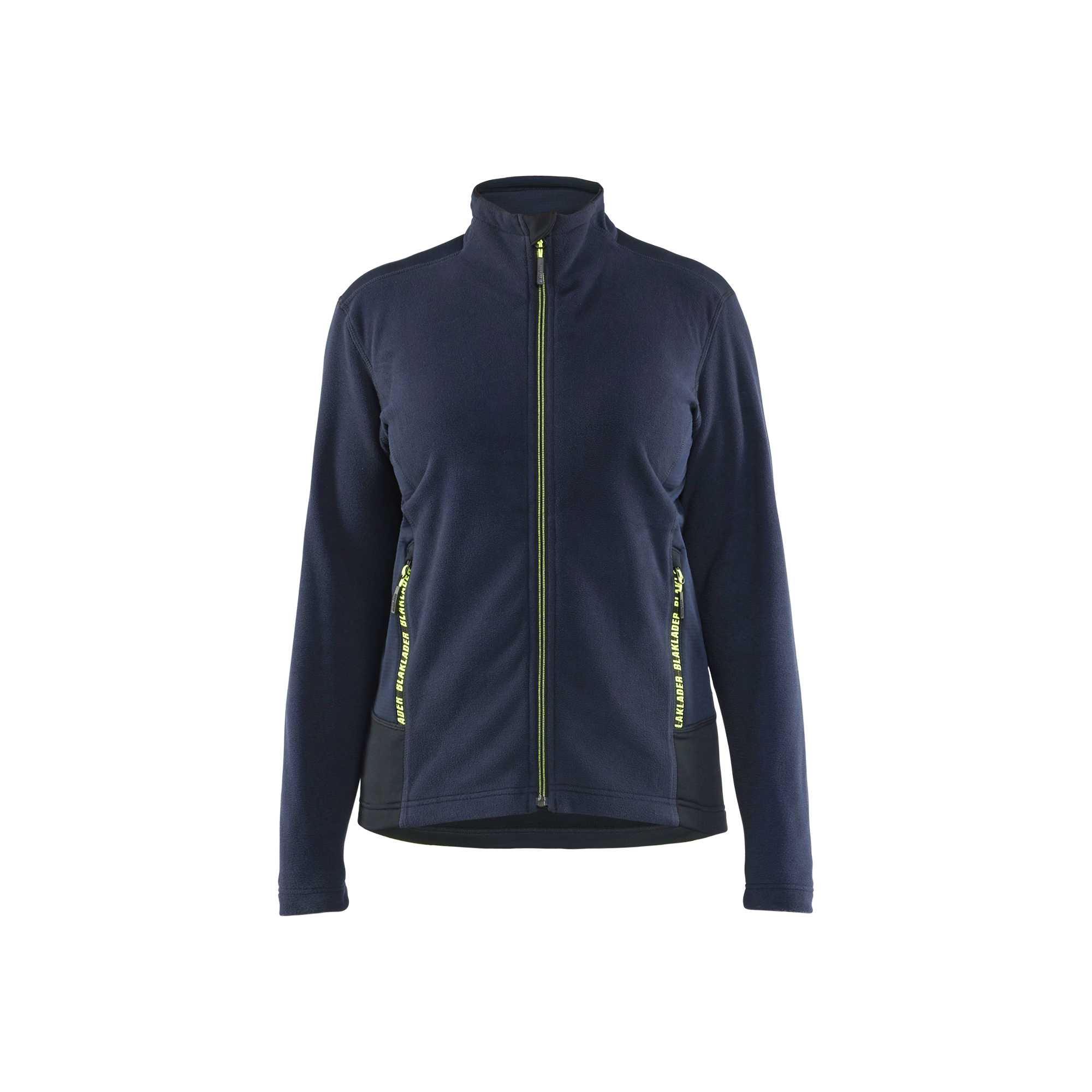 BLAKLADER 47661010 Women's Microfleece Jacket Hi Vis Reflective Work Jacket WOMEN - Antipilling
