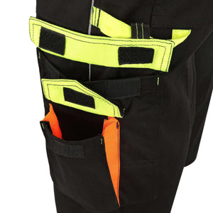 TMG Profile Work trousers black - Profile_Lang_03a