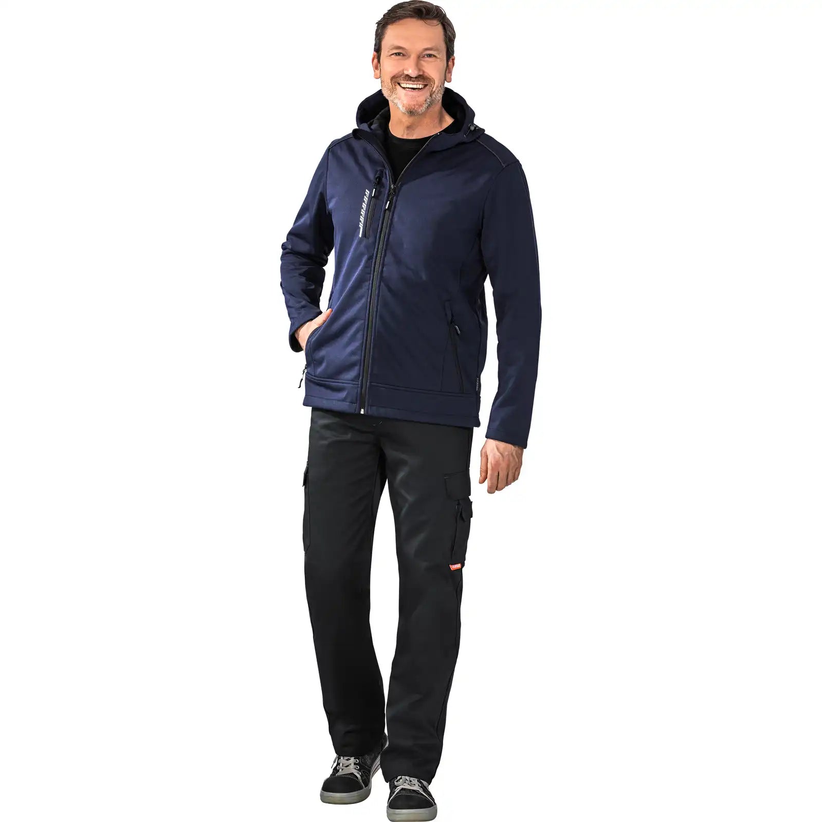 Planam Hawk Jacke marine 4XL marine - Produktbild mit Model