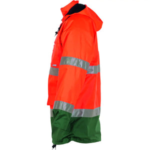 Planam Warnschutz Parka orange/grün S orange/grün - Produktbild ohne Model