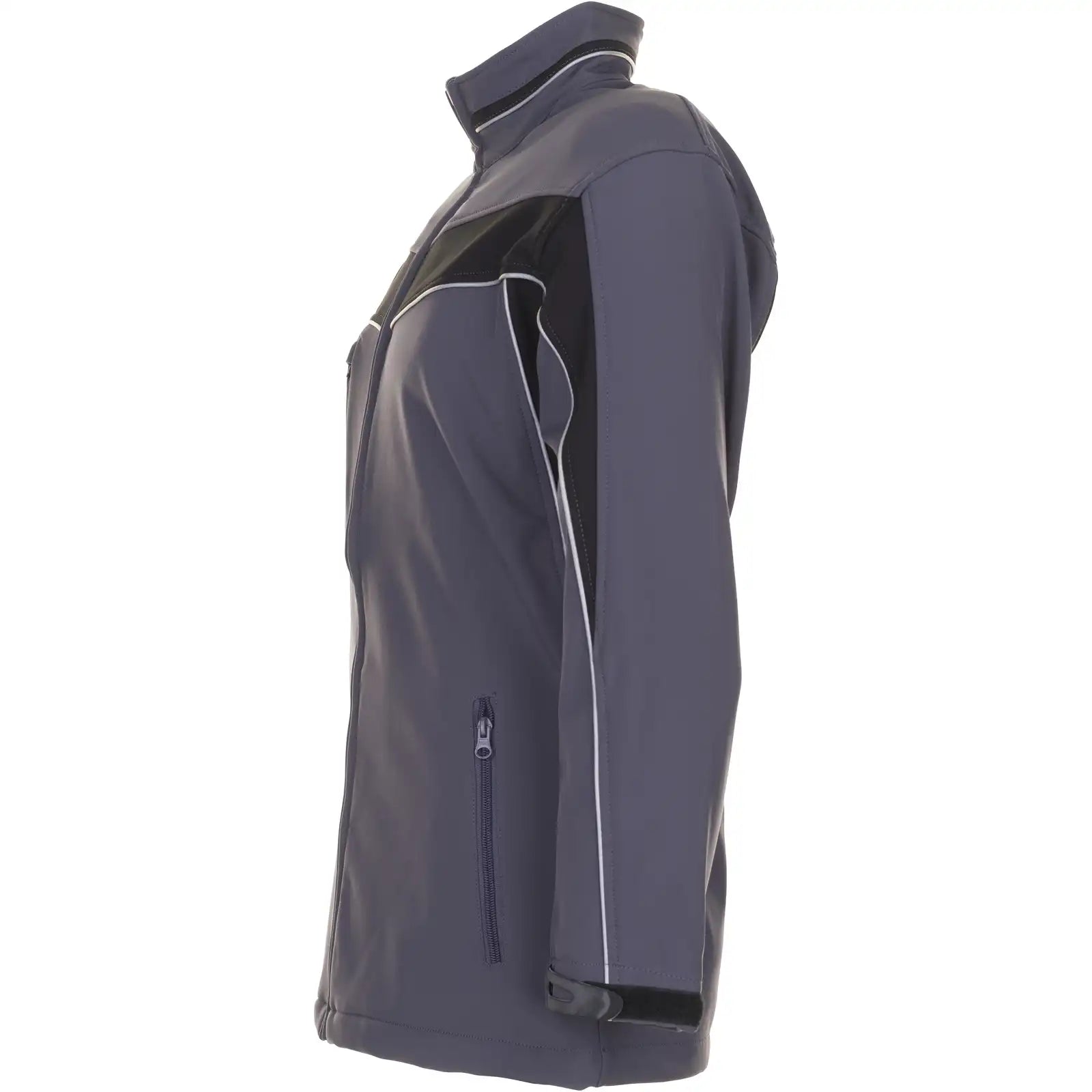 Planam Plaline Softshelljacke schiefer/schwarz XS schiefer/schwarz - Produktbild ohne Model