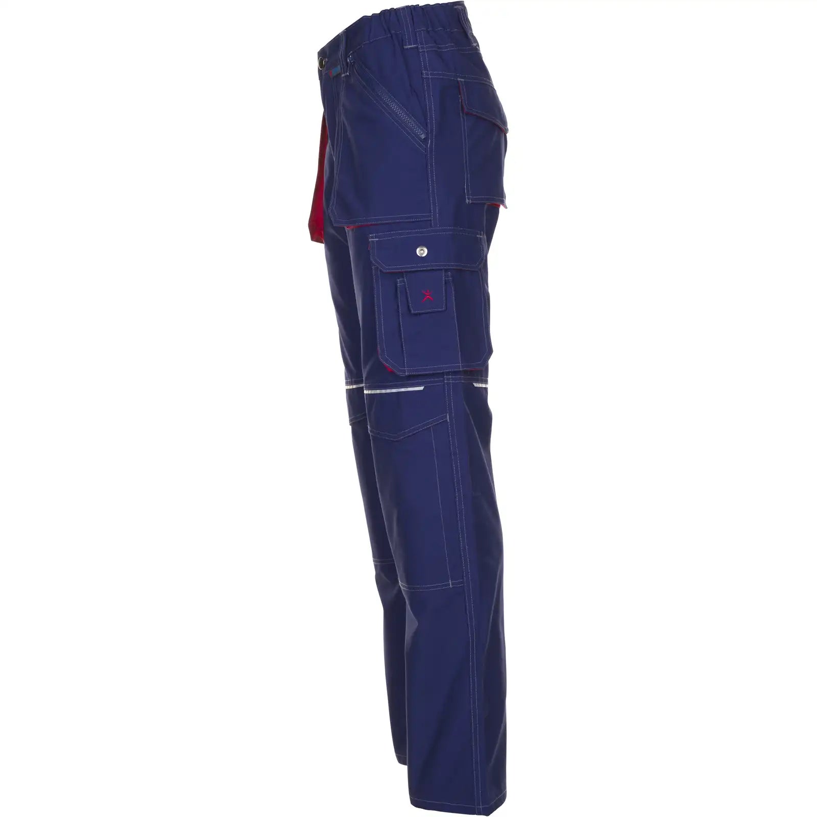 Planam Basalt Bundhose marine/rot 102 marine/rot - Produktbild ohne Model