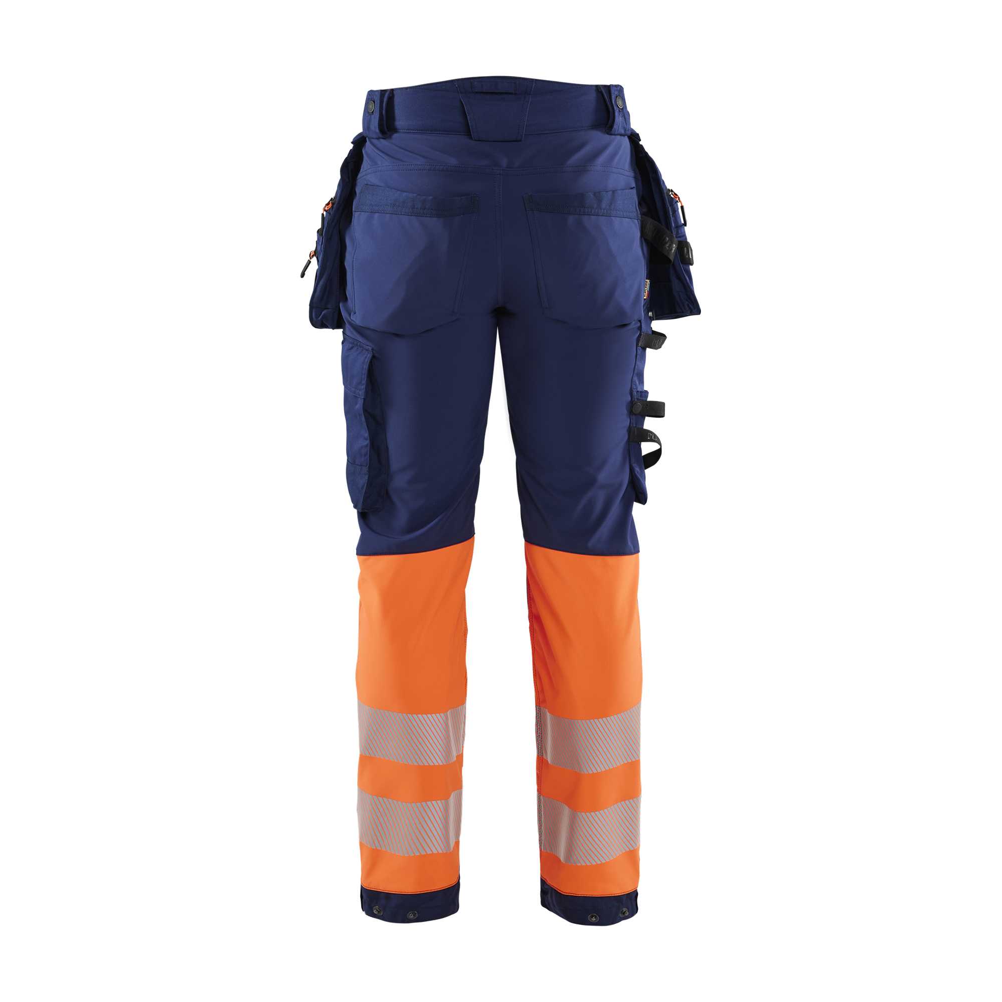 BLAKLADER 18212513 | Hi vis Softshell Trousers Hi Vis Reflective Work Trousers Men - Waterproof