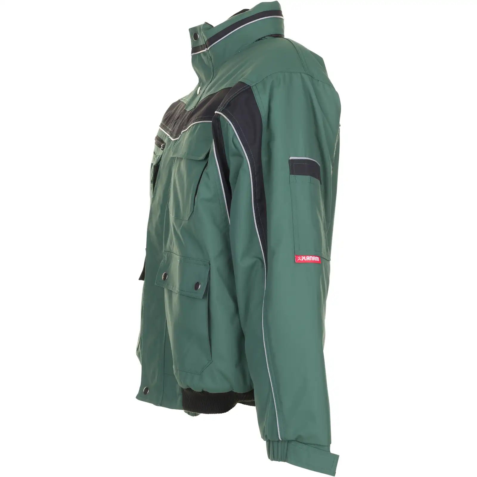 Planam Plaline Winterblouson grün/schwarz XS grün/schwarz - Produktbild ohne Model