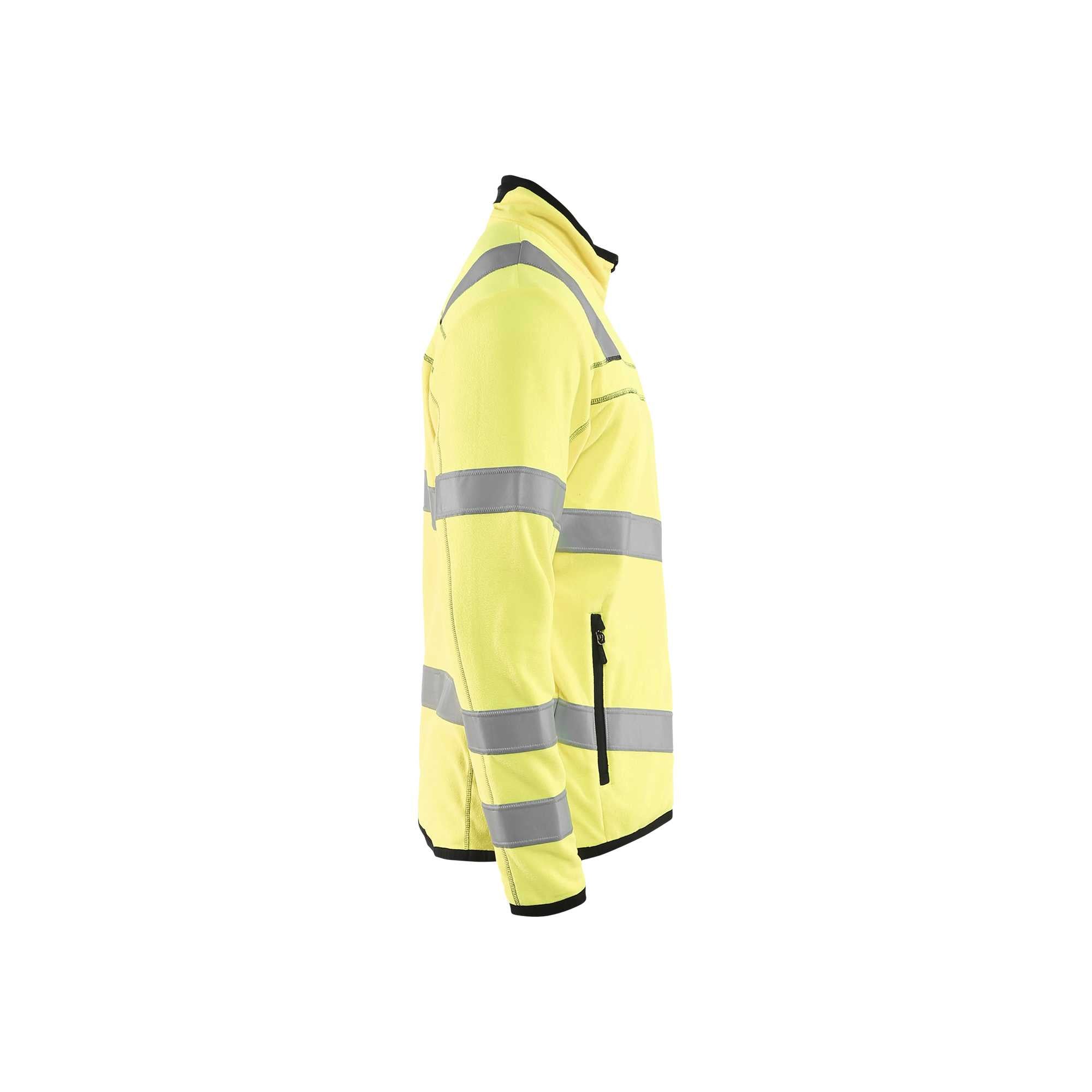 BLAKLADER 49411010 Hi Vis Microfleece Jacket Work Jacket MEN - Antipilling