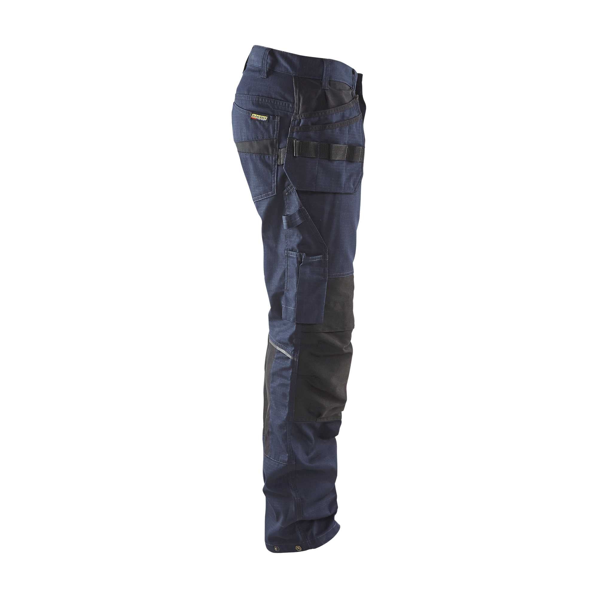 BLAKLADER 14961330 | Service trousers with stretch and tool pockets Work Trousers Men - Ripstop Fabric