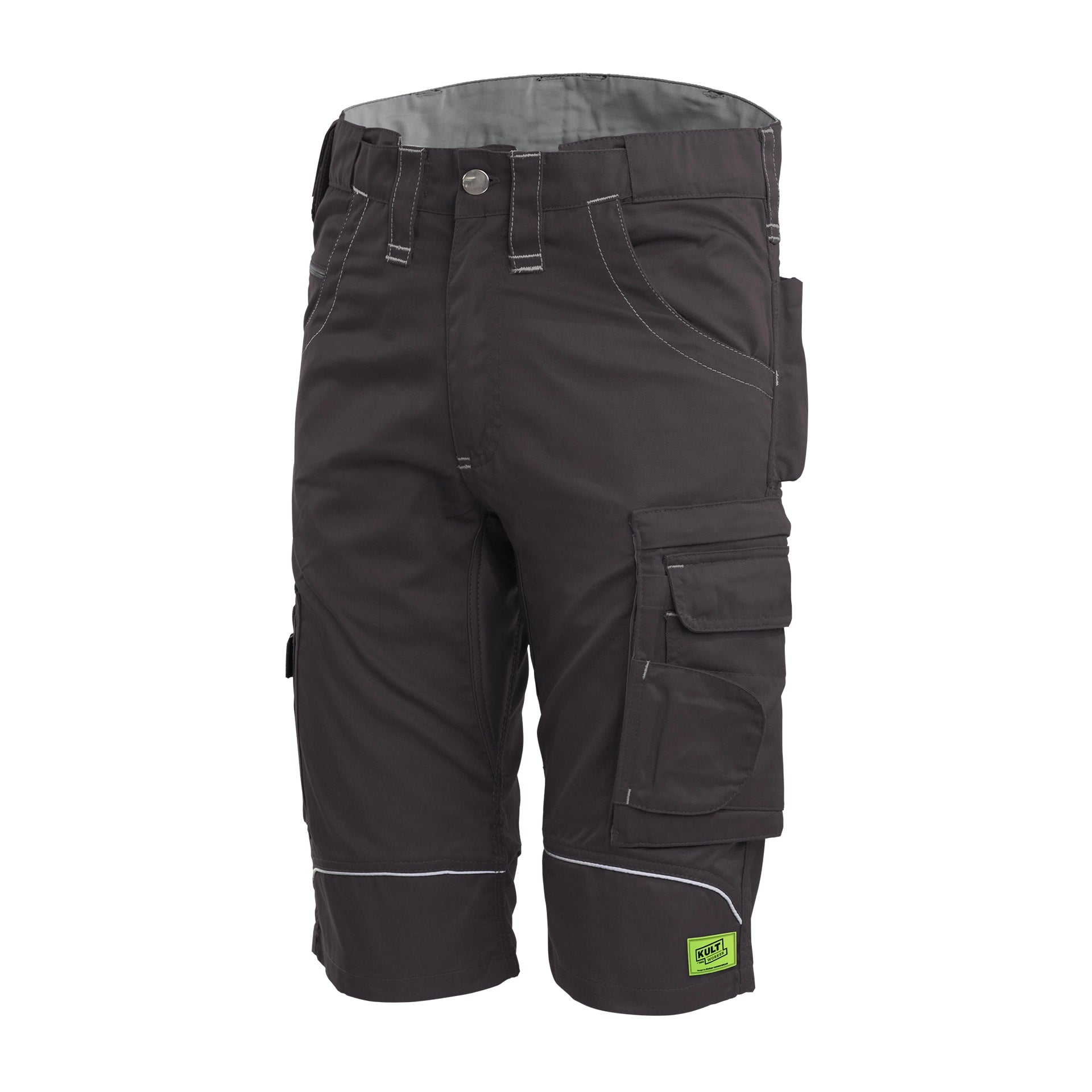 TMG Kult Worker Work shorts grey - KW-180050_Arbeitsshorts_anthrazit_vorne_1920x1920