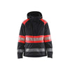 BLAKLADER 44301977 WOMEN’S HI VIS SHELL JACKET Hi Vis Reflective Shell Work Jacket WOMEN - Waterproof