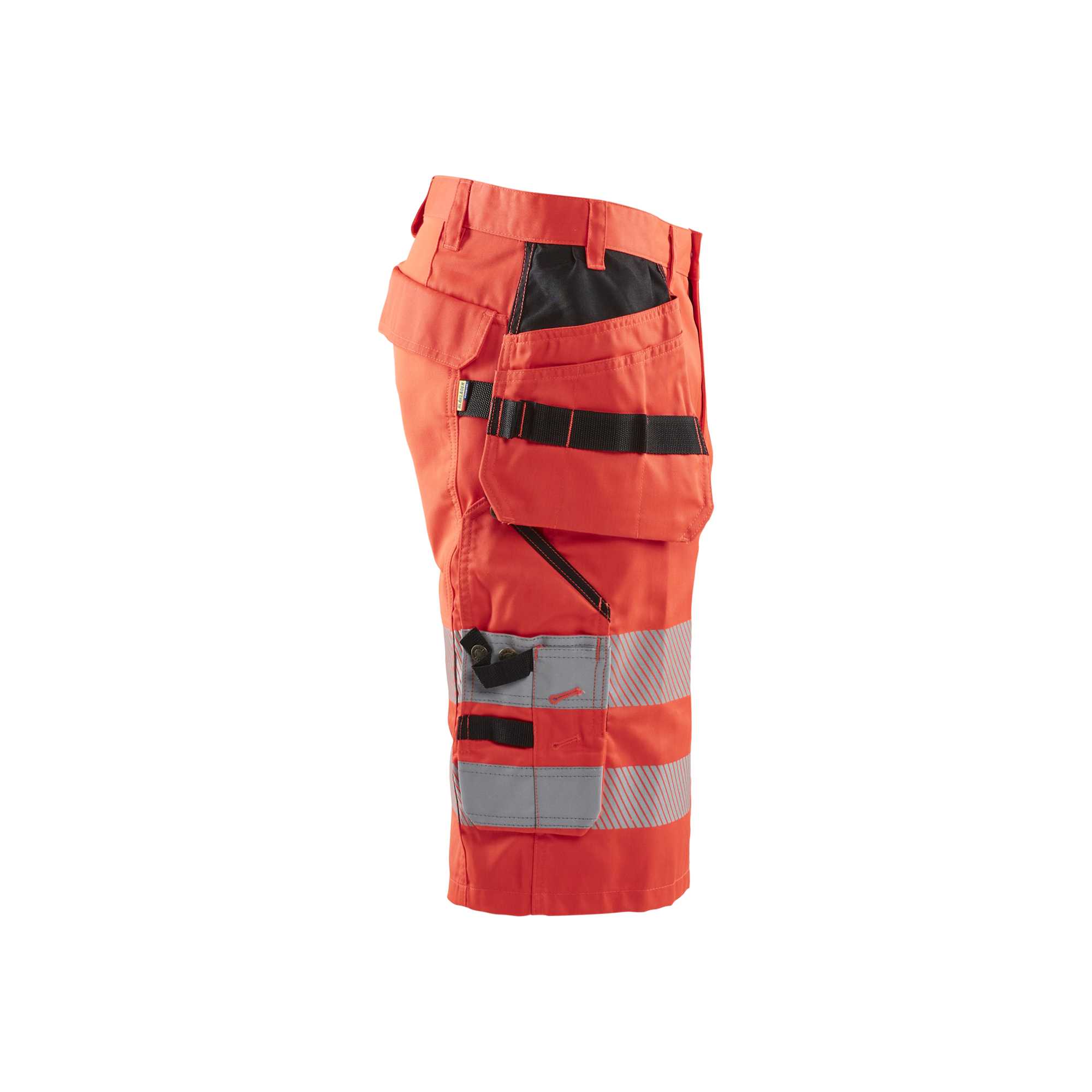 BLAKLADER 15861811 | Hi Vis shorts with stretch Hi Vis Reflective Work Shorts Men - Class 2 Certified