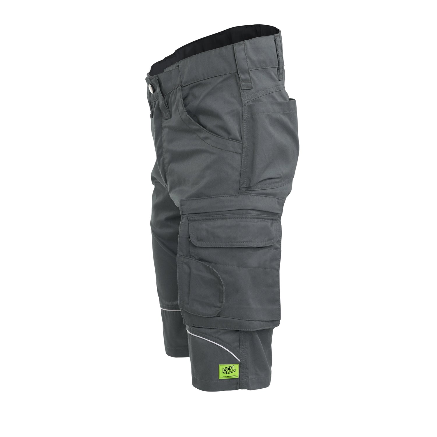 TMG Kult Worker Work shorts light grey - KW-180055_Arbeitsshorts_mittelgrau_seite_1920x1920
