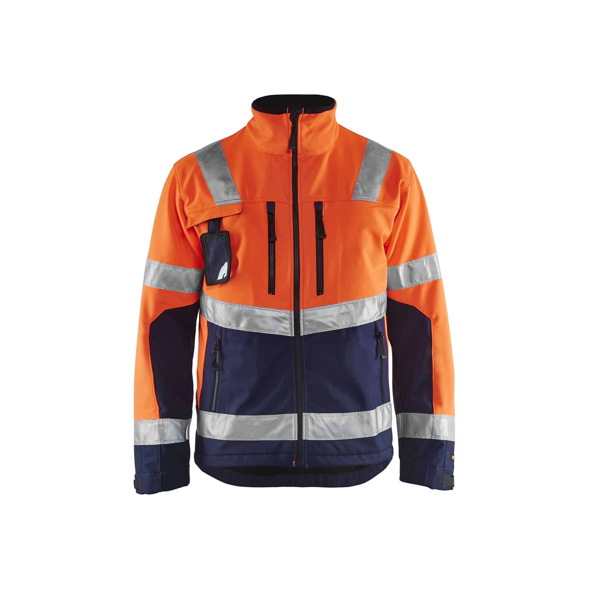 BLAKLADER 49002517 Hi Vis Softshell Jacket Work Jacket MEN - Waterproof