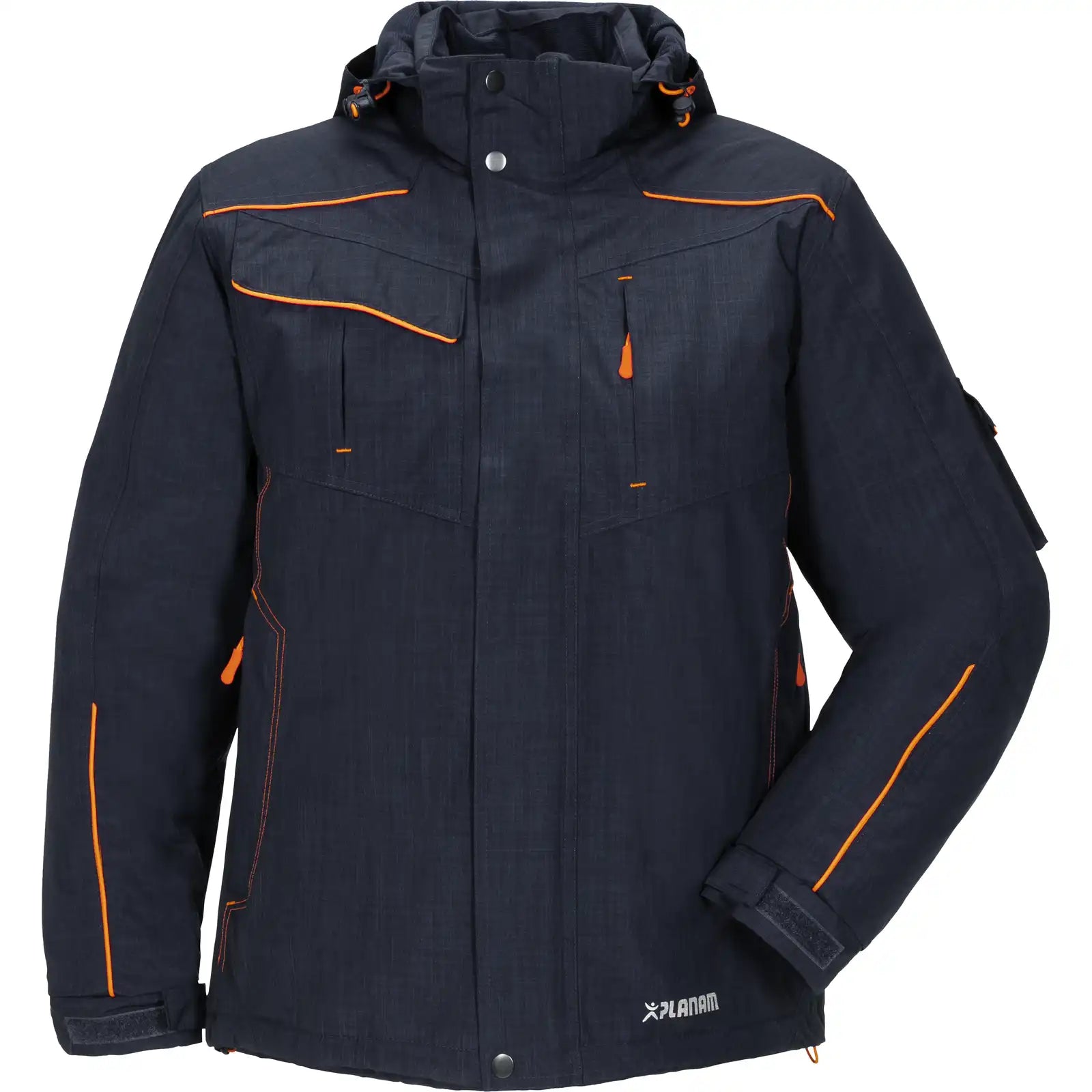 Planam Outdoor Neon Jacke marine/orange L marine/orange - Vorschaubild