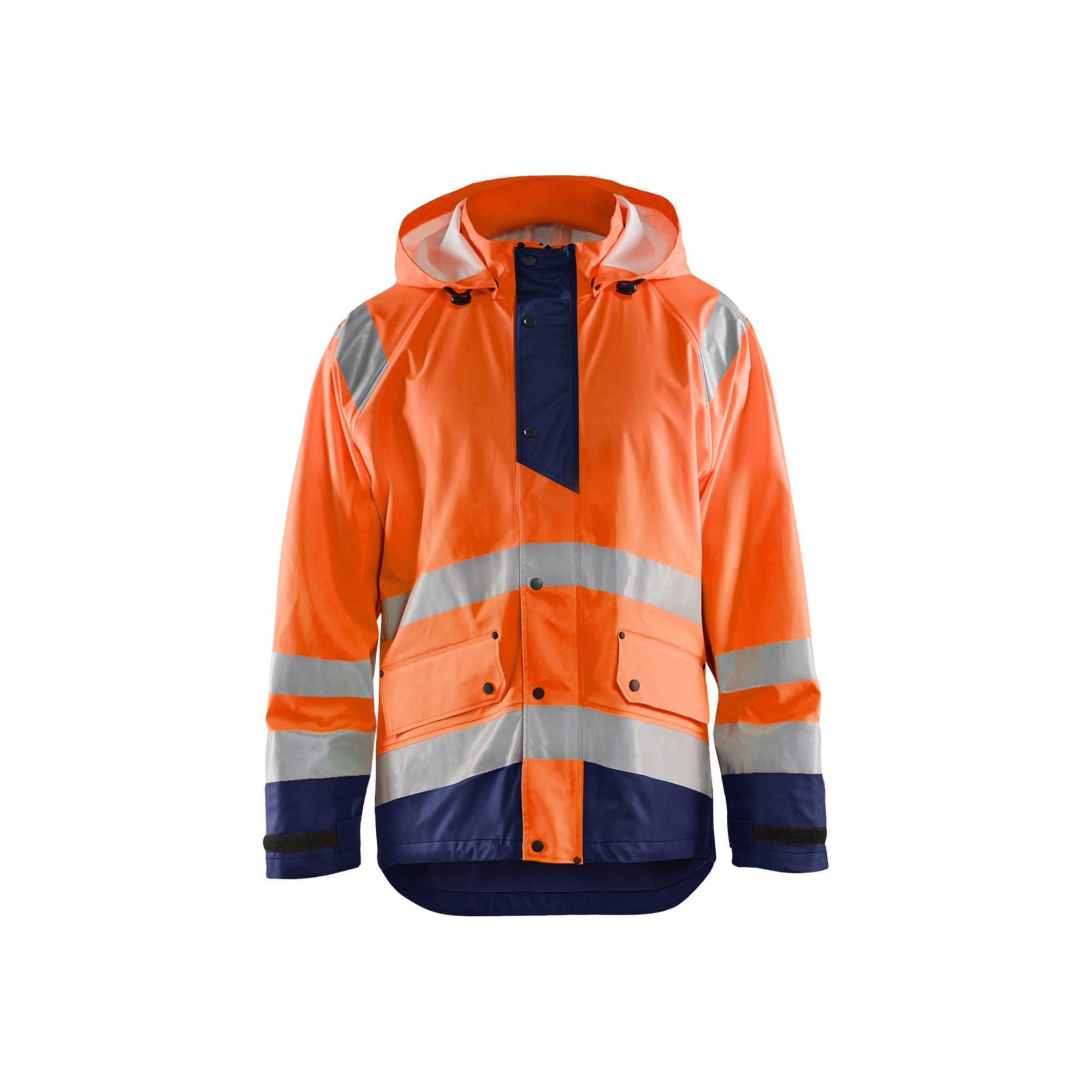 BLAKLADER 43232000 Rain jacket Hi Vis Level 1 Hi Vis Reflective Rain Jacket MEN - Waterproof