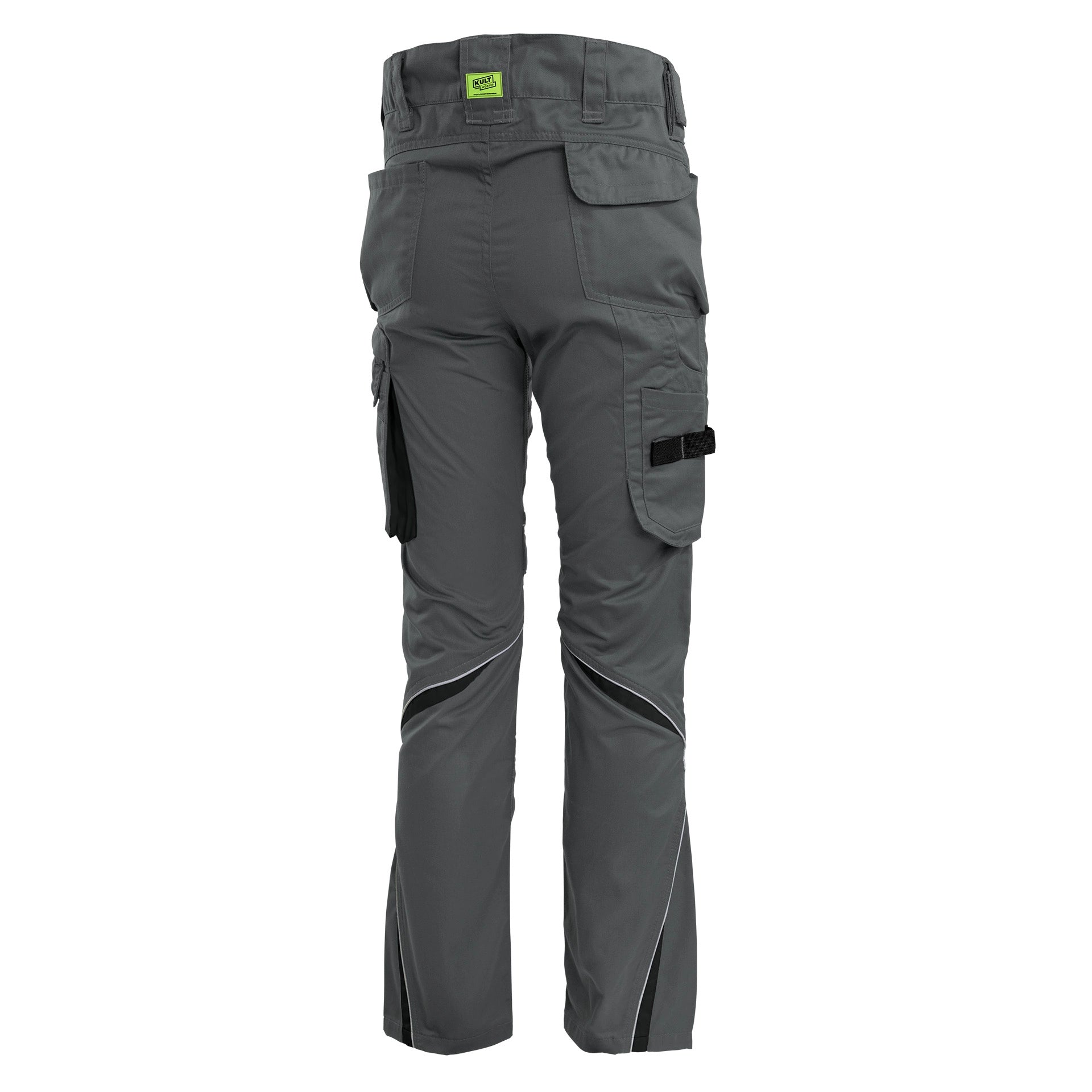 TMG Kult Worker Work trousers light grey - KW-320055_Bundhose_mittelgrau_hinten_1920x1920