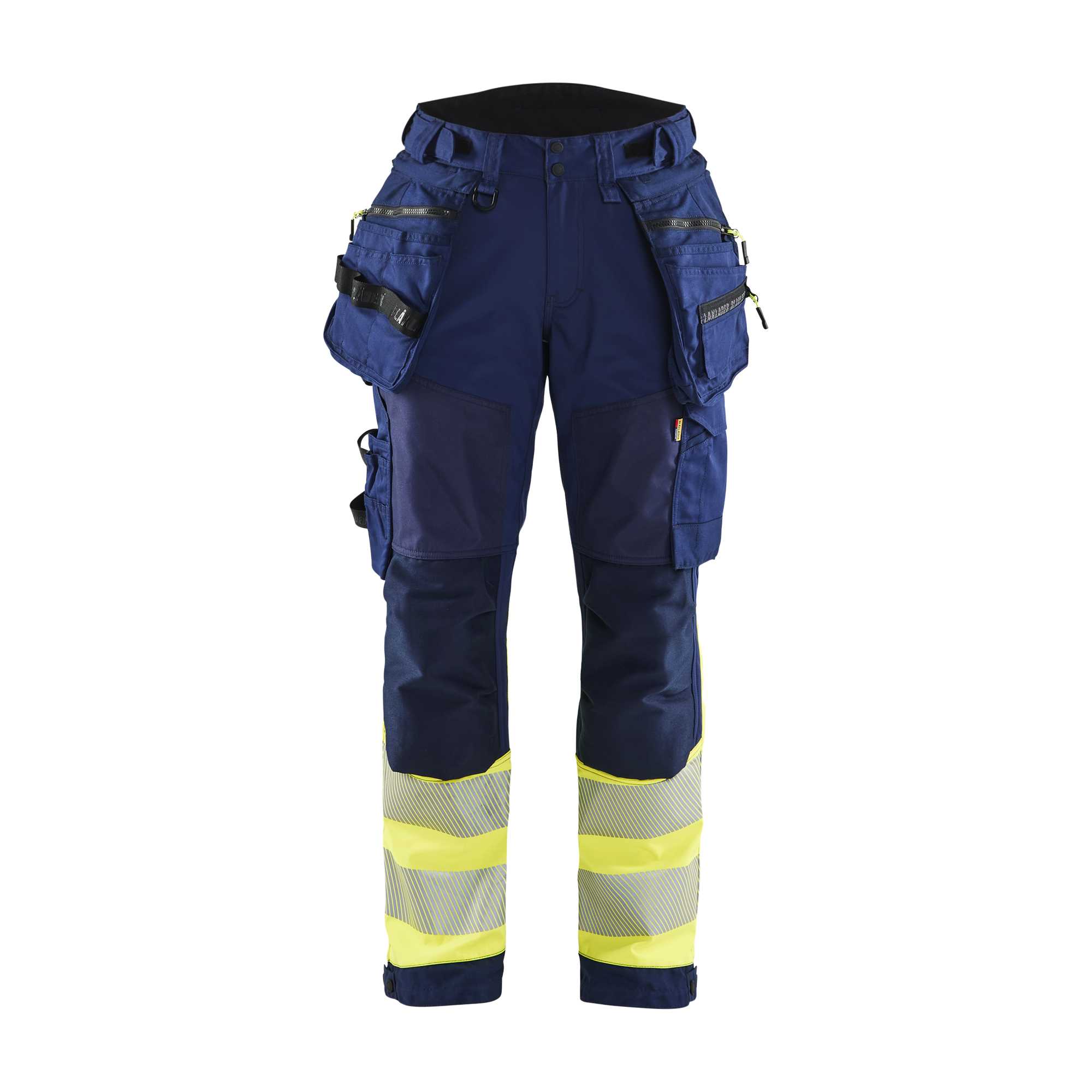 BLAKLADER 71142513 | Damen Hi Vis Softshellhose Hi Vis Reflektierende Arbeitshose Damen - Wasserdicht