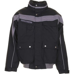 Planam Plaline Winterblouson schwarz/zink XS schwarz/zink - Vorschaubild