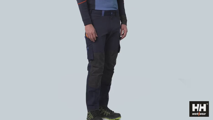 Helly Hansen Work Wear - 77407 OXFORD 4X WORK PANT - 360 Rotational Films-Workwear-Sales Meeting Material