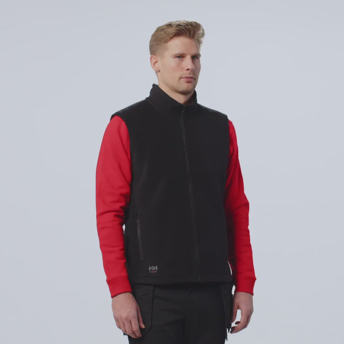 Helly Hansen Work Wear - 72095 MANCHESTER FLEECE VEST - 360 Rotational Films-Workwear-Sales Meeting Material