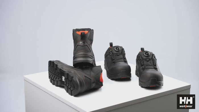 Helly Hansen Work Wear - 78400-01 OXFORD LOW BOA S3 HT - 360 Rotational Films-Workwear-Sales Meeting Material