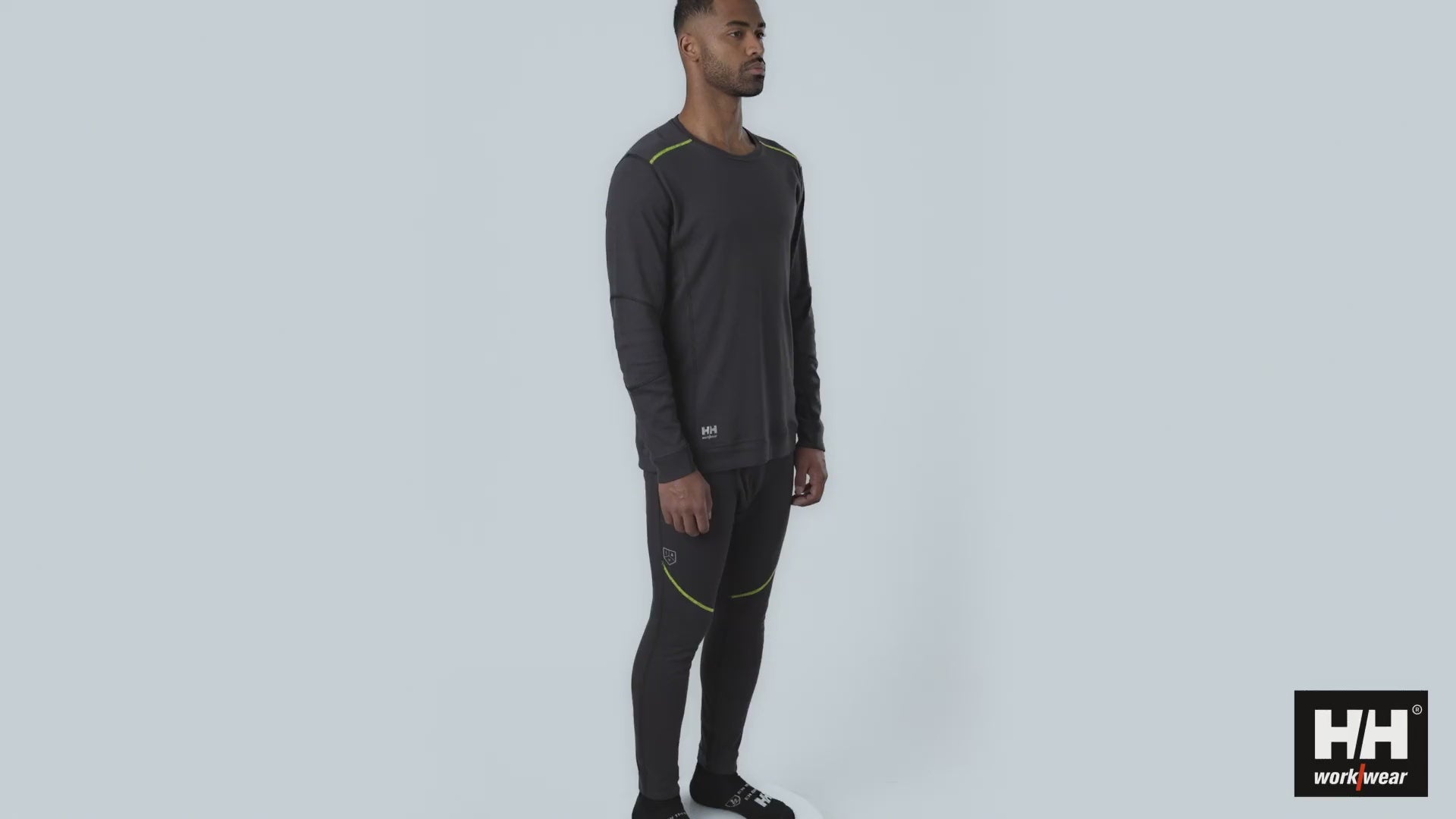 Helly Hansen Work Wear - 75249 - FYRE BASELAYER CREWNECK 75449 - FYRE BASELAYER PANT_ES - WW-SS25-360 VIDEOS