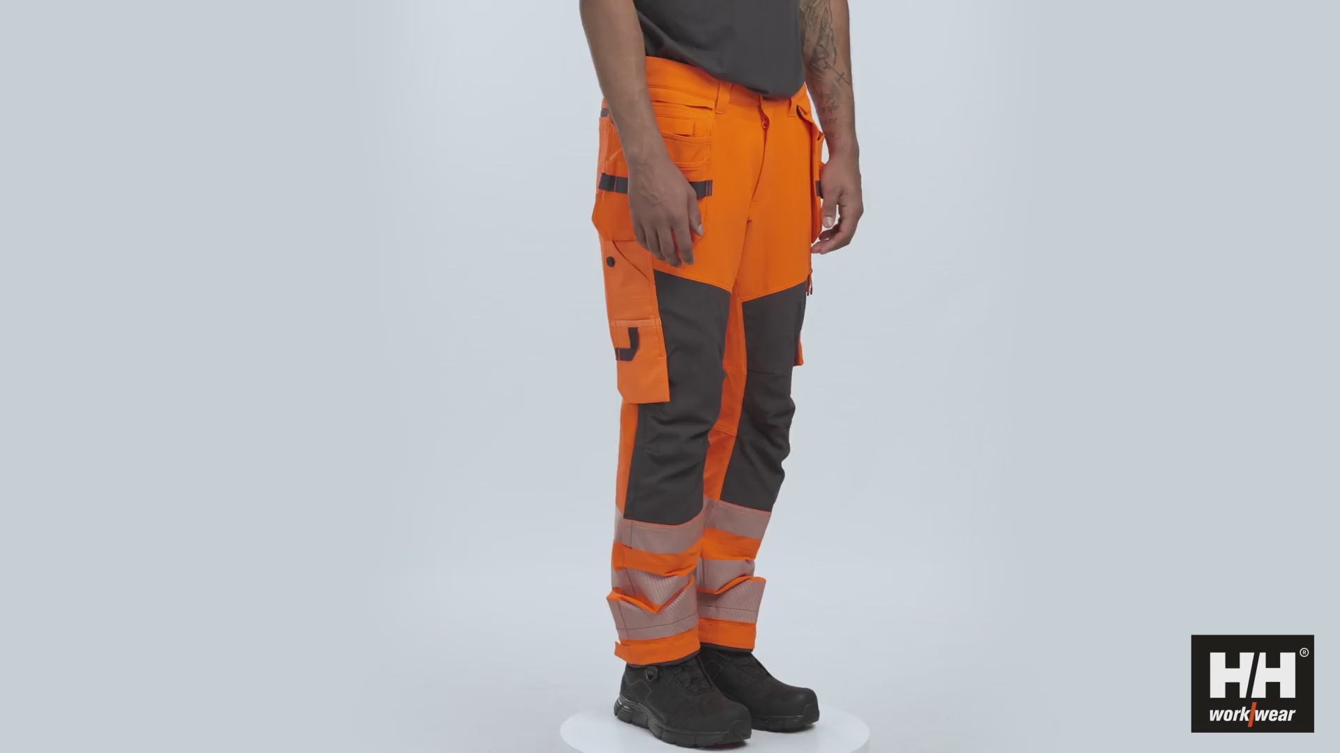 Helly Hansen Work Wear - 77499 ICU BRZ CONSTRUCTION PANT CL 2 - 360 films-FW23-WW
