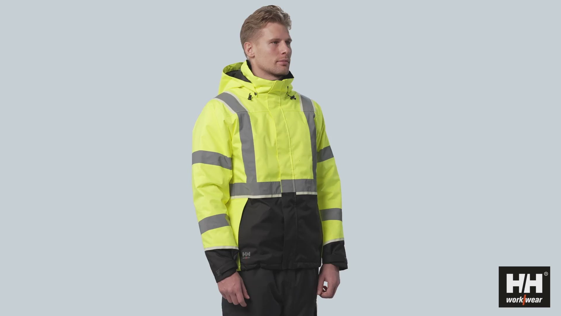 Helly Hansen Work Wear - 71355 UC-ME WINTER JACKET - 360 Rotational Films-Workwear-Sales Meeting Material