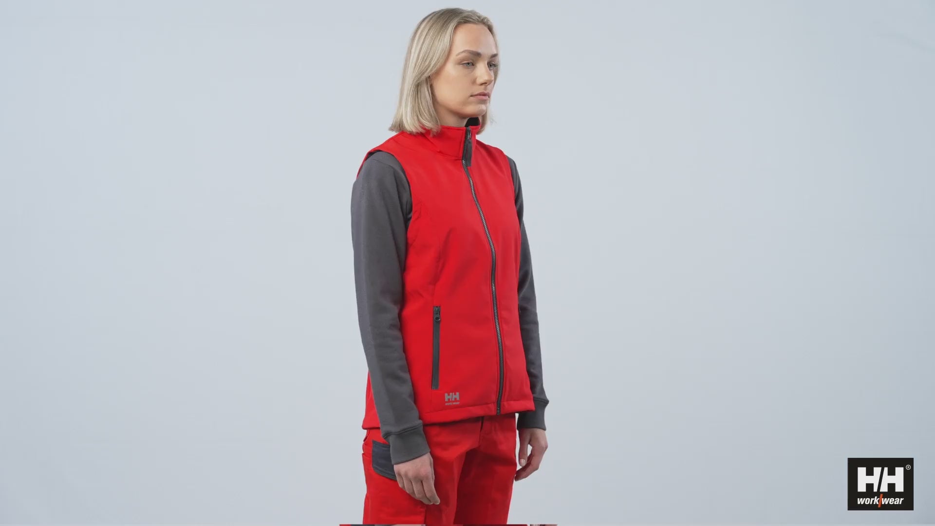 Helly Hansen Work Wear - Film 12 - 74242 - W MANCHESTER 20 SOFTSHELL VEST - Workwear-S23-Summer 2023-360 films-360