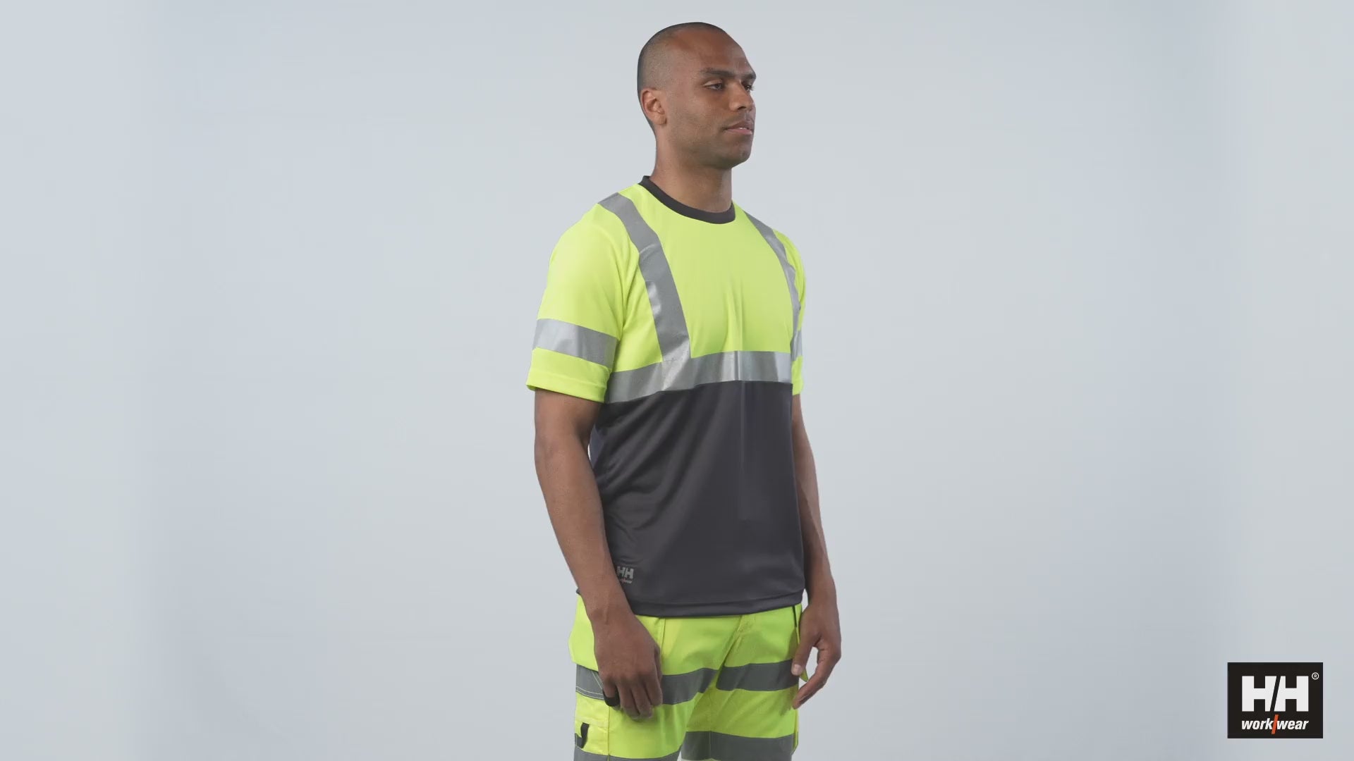 Helly Hansen Work Wear - Film 2 - 79254 - ADDVIS TSHIRT CL1 - Workwear-S23-Summer 2023-360 films-360