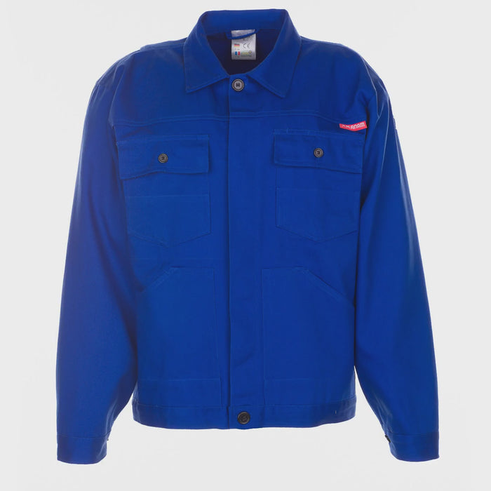 Planam kornblumenblau 360° Ansicht