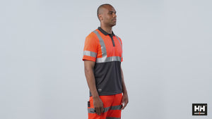 Helly Hansen Work Wear - Film 1 - 79253 - ADDVIS POLO CL1 - Workwear-S23-Summer 2023-360 films-360