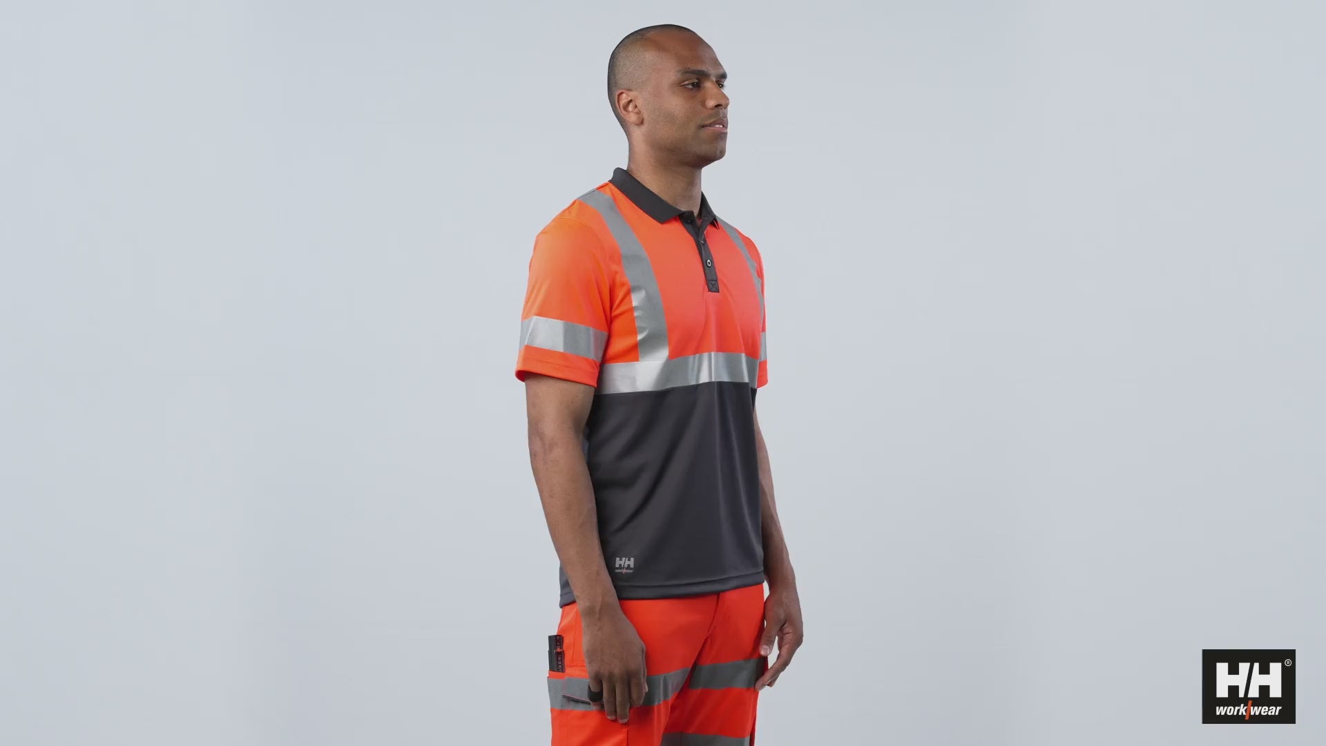 Helly Hansen Work Wear - Film 1 - 79253 - ADDVIS POLO CL1 - Workwear-S23-Summer 2023-360 films-360