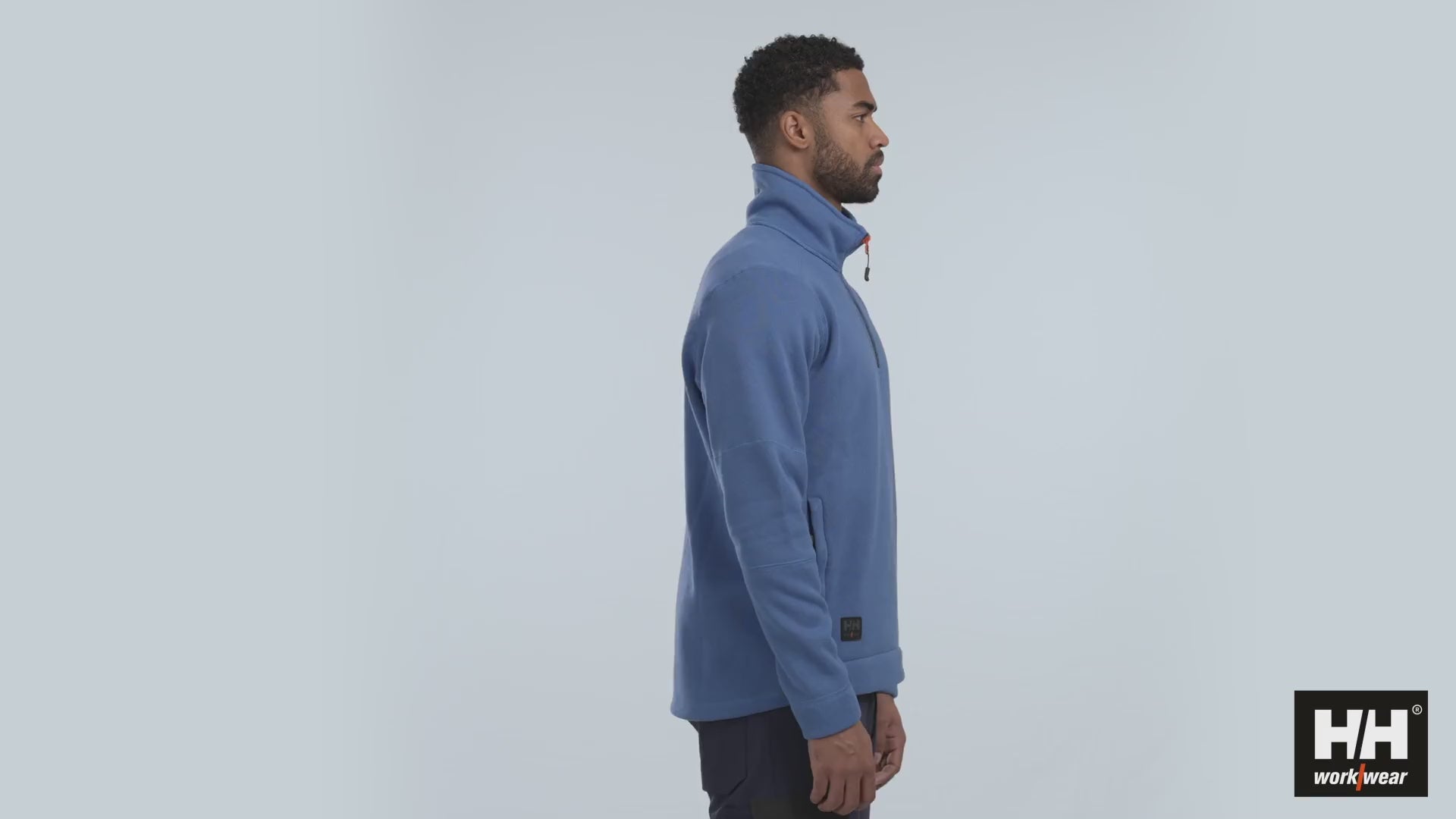 Helly Hansen Work Wear - 72251 KENSINGTON HALF ZIP KNIT FLEECE - 360 films-FW23-WW