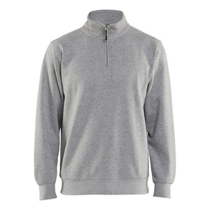Blaklader BLAKLADER 33651157 Half-zip Work Sweatshirt MEN - Brushed Terry Knit - 336511579000