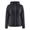 Blaklader BLAKLADER 59412536 Women's knitted jacket with softshell and hood Knitted Work Jacket WOMEN - Stretch - 594125368699