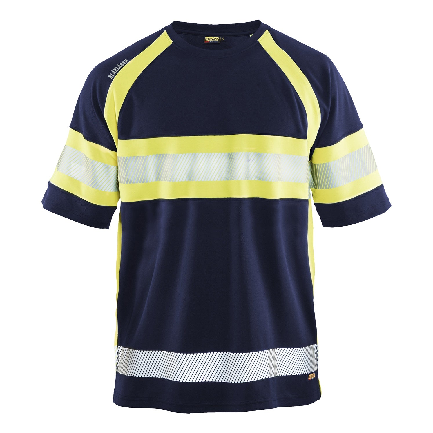 Blaklader BLAKLADER 33371051 HI VIS T SHIRT Hi Vis Reflective Short Sleeve Work T-Shirt MEN - 100% Polyester - 333710518933