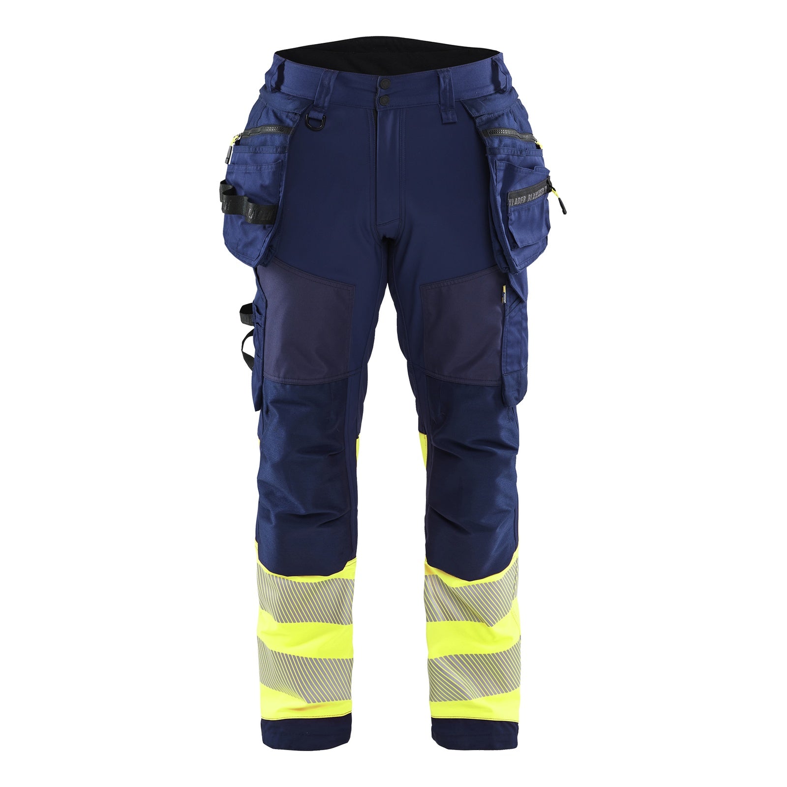 Blaklader BLAKLADER 18212513 | Hi vis Softshell Trousers Hi Vis Reflective Work Trousers Men - Waterproof - 182125138933