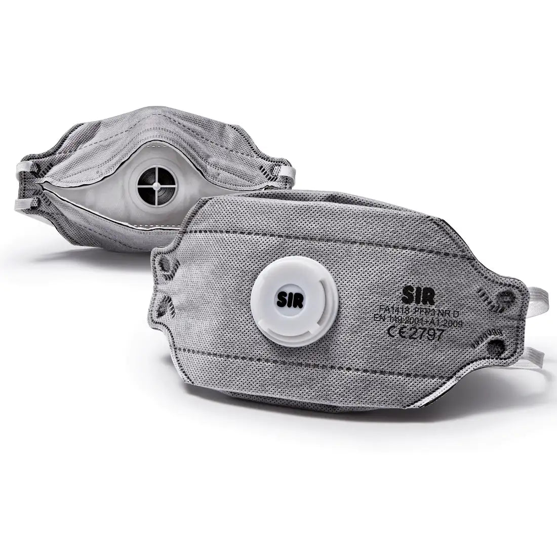 Sir Safety High-eff foldable resp FFP3NRD carb w/v - FA1418