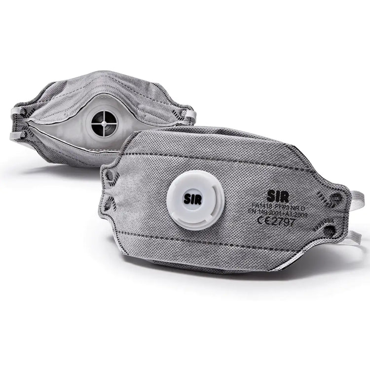 Sir Safety High-eff foldable resp FFP3NRD carb w/v - FA1418