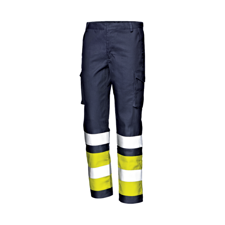 Sir Safety SIR SAFETY SUPERTECH STRETCH CLASS 1 Hi Vis Reflective Work Trousers MEN - Flame Retardant - MC5961QN