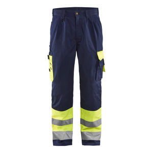 Blaklader BLAKLADER 15841860 | Hi Vis Trousers Hi Vis Reflective Work Trousers Men - Twill Fabric - 158418603389