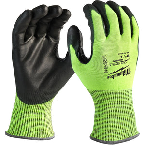 Milwaukee High-Visibility Cut Level D Gloves
