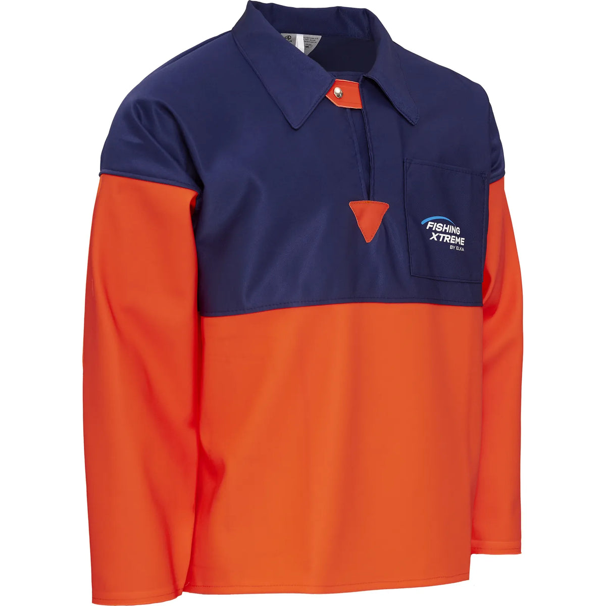 ELKA Rainwear - Fishing Xtreme Summer Smock - Fluorescent Orange/Navy