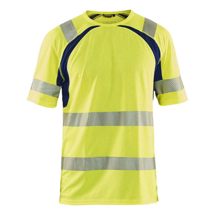 Blaklader BLAKLADER 33971013 Hi Vis UV protected T shirt Hi Vis Reflective Short Sleeve Work T-Shirt MEN - 100% Polyester - 339710133389