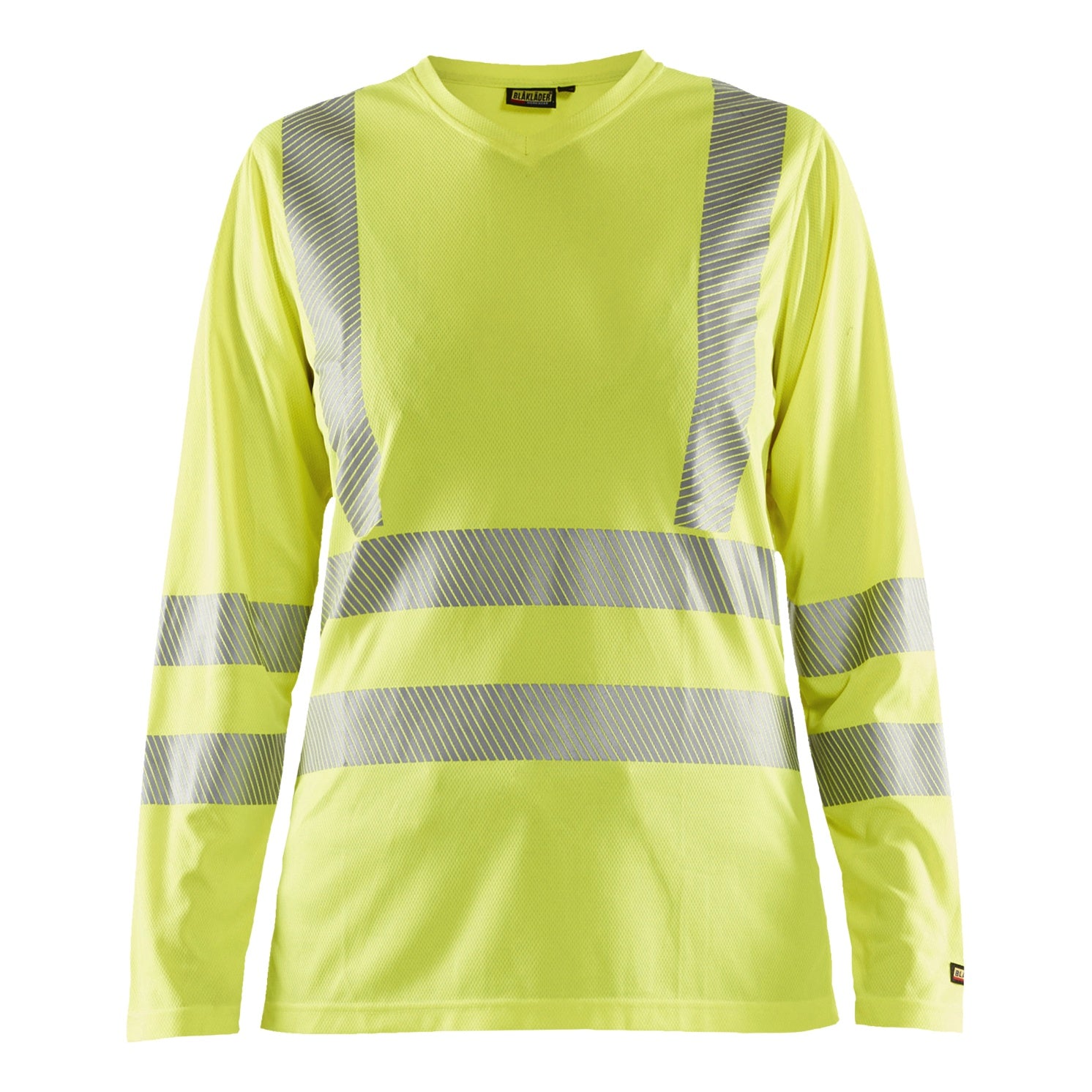 Blaklader BLAKLADER 34851013 Women's Hi Vis t shirt long sleeve Hi Vis Reflective Long Sleeve Work T-Shirt WOMEN - 100% Polyester - 348510133300