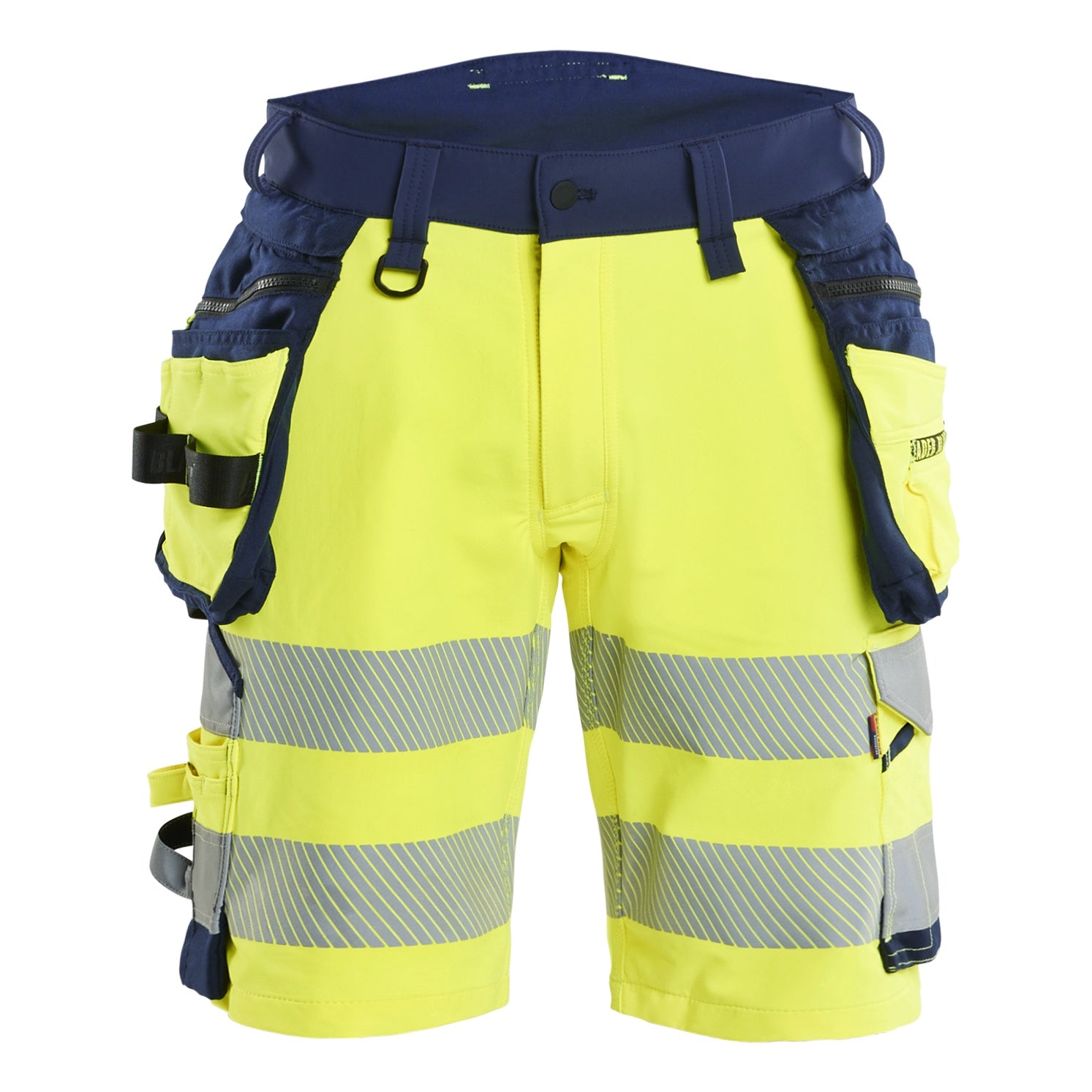 Blaklader BLAKLADER 11201648 Hi Vis shorts 4 way stretch Hi Vis Reflective Work Shorts Men - double weave - 112016483389