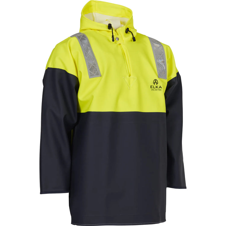 ELKA Rainwear - Unlimited Smock - Fluorescent Yellow/Navy