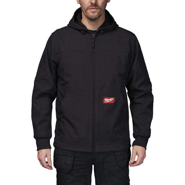 Milwaukee FREEFLEX™ Softshell Hooded Jacket SJ BL - Black